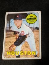 1969 Topps #656 Dan Schneider Vintage Houston Astros Baseball Card