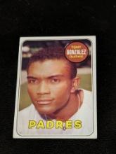 VINTAGE TONY GONZALEZ #501 SAN DIEGO PADRES - 1969 TOPPS MLB BASEBALL