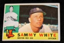 1960 Topps #203 Sammy White Vintage Boston Red Sox Baseball Card
