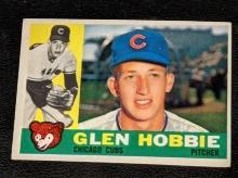 1960 Topps - #182 Glen Hobbie Chicago Cubs Pitcher Vintage Baseball