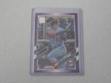 2021 TOPPS BRENT HOOKER RC PURPLE PARALLEL TWINS