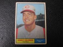 1961 TOPPS #194 GORDY COLEMAN REDS