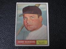 1961 TOPPS #259 JOHN SCHAIVE SENATORS