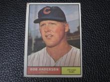 1961 TOPPS #283 BOB ANDERSON CHICAGO CUBS
