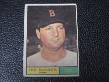 1961 TOPPS #268 IKE DELOCK RED SOX VINTAGE
