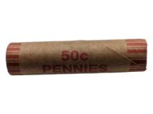 Roll of Lincoln Wheat Pennies