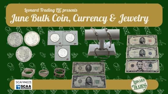June Bulk Coin, Currency & Jewelry