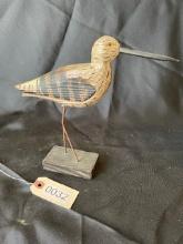 Carved Wooden Shore Bird