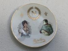 FRANCE PORCELAIN PLATE WITH NAPOLEON AND JOSEPHINE