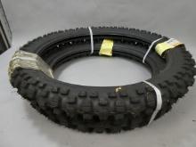 Pair New Front & Rear Motorcycle Tires Pirelli 90/90-21 & 120/90-18