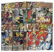 Lot of 20 | Rare Marvels The West Coast Avengers Comic Books