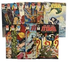Lot of 13 | Rare Vintage DCs The New Teen Titans Comic Book Collection