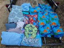 Kids Avengers Sleeping Bag- Comforters- Bedding