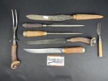 Large Lot of Knives & Cutlery