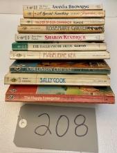 Vintage Lot of 10 Harlequin Romance Paperback Novels 1970s to 1996