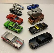 Lot of 10 Dodge Model Toy Cars by Hot Wheels (DCC), Match Box, Maisto 3 in Size