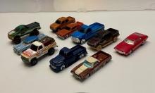 Lot of 10 Ford Model Toy Cars, Match Box, Hot Wheels (DCC), Maisto 3 in Size