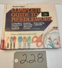Vintage 1986 Readers Digest Complete Guide to Needlework, Embroidery, Rug Making and Patchwork