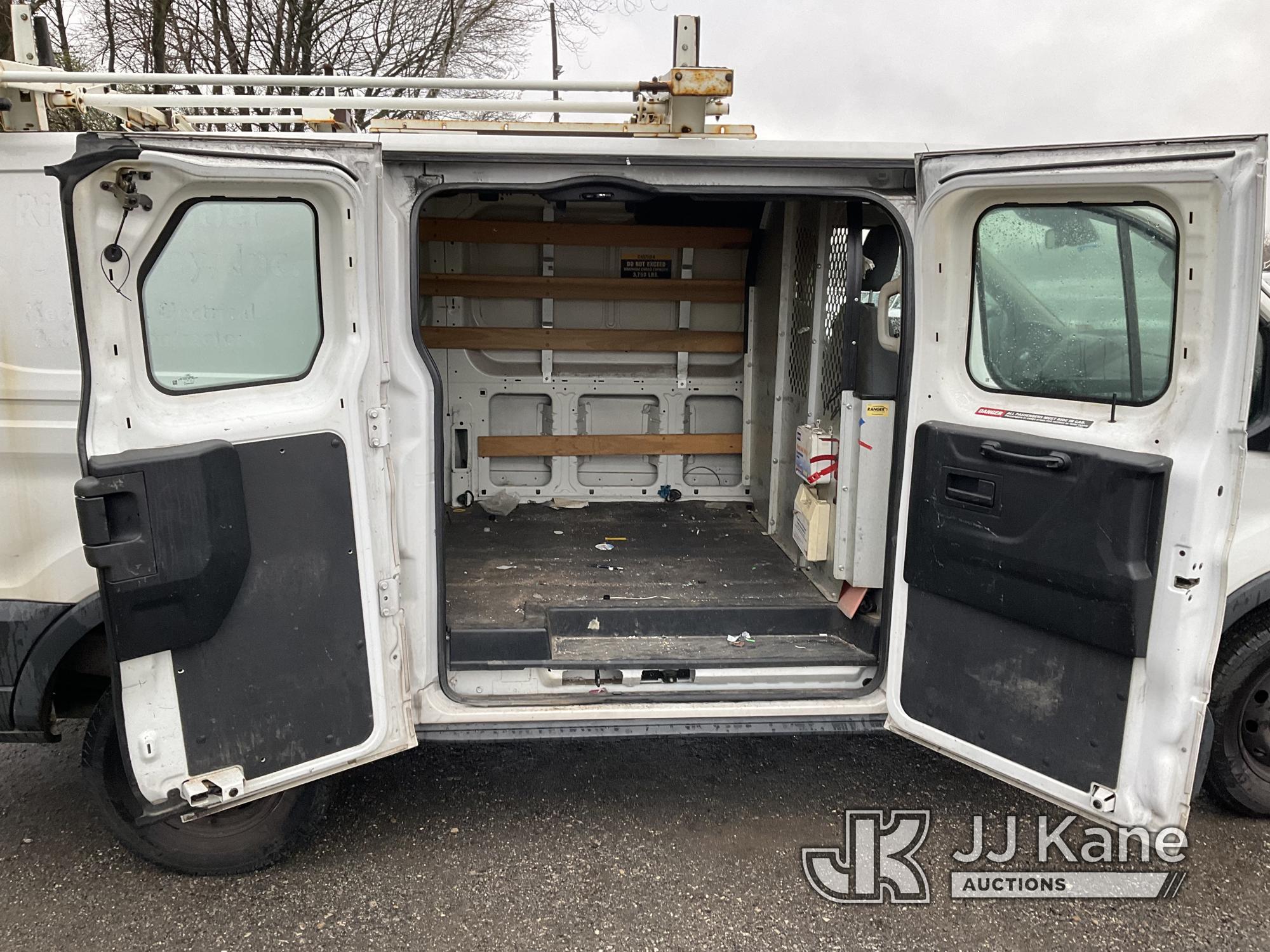 (Plymouth Meeting, PA) 2016 Ford Transit-250 Cargo Van Runs & Moves, Check Engine Light On, Cracked