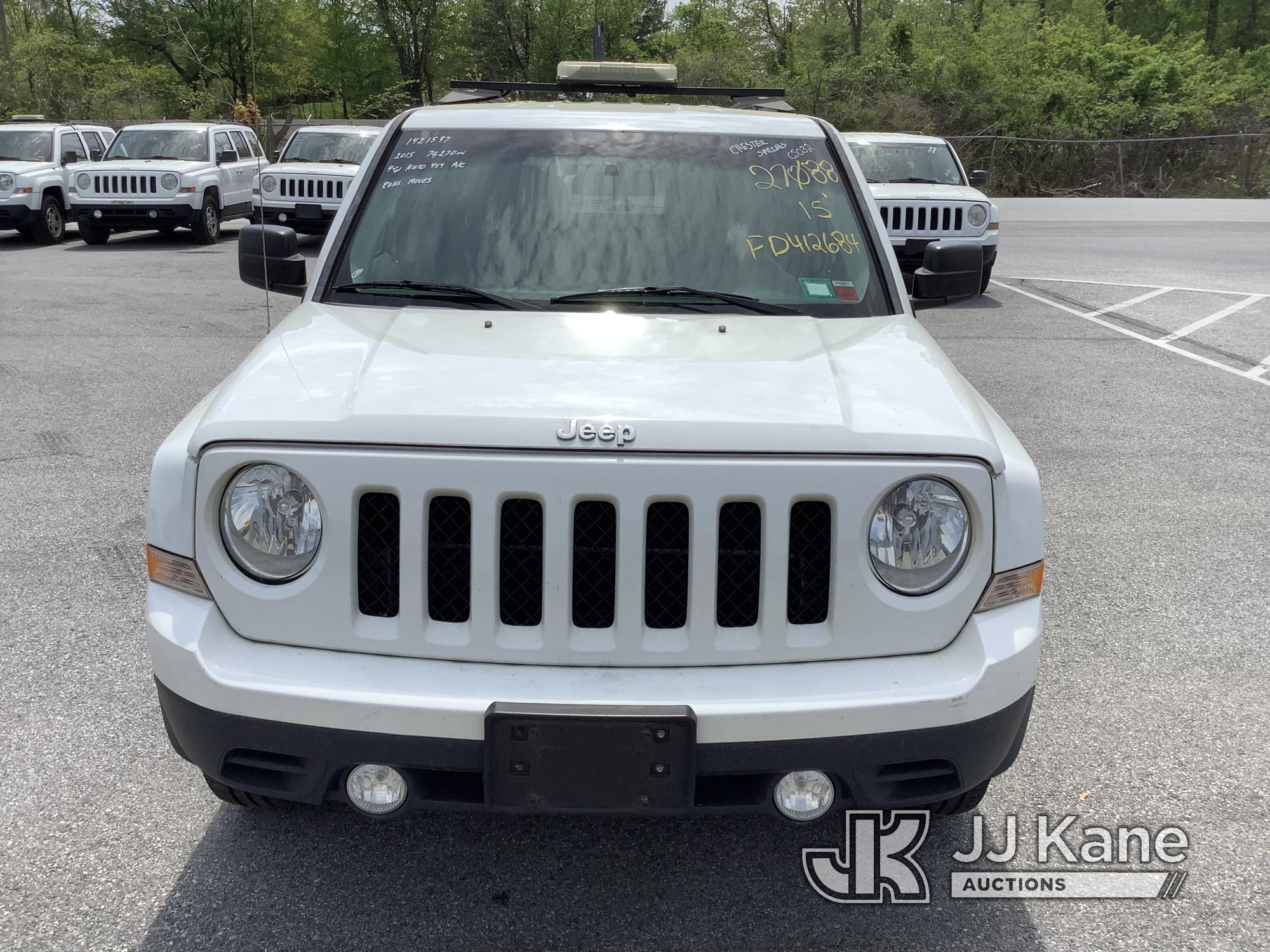 (Chester Springs, PA) 2015 Jeep Patriot 4x4 4-Door Sport Utility Vehicle Runs & Moves, Body & Rust D
