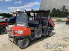 2013 Kubota RTV-1140, 4x4 Crew-Cab Yard Cart, (GA Power Unit) Runs & Moves