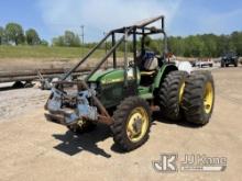 2001 John Deere 5310 Rubber Tired Tractor Runs, Moves, Operates, Electric Cooperative Owned