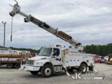 Altec DM47-BR, Digger Derrick rear mounted on 2011 Freightliner M2 106 Utility Truck Runs, Move & Up