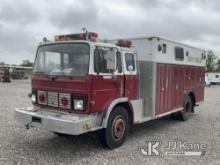1985 Mack MS300P Fire Truck Runs & Moves) (Duke Unit