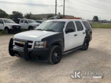 2013 Chevrolet Tahoe Police Package 4-Door Sport Utility Vehicle, City of Plano Owned Runs & Moves
