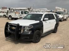 2019 Chevrolet Tahoe Police Package 4-Door Sport Utility Vehicle, City of Plano Owned Runs & Moves, 