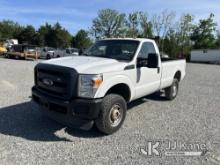 (Hagerstown, MD) 2015 Ford F250 4x4 Pickup Truck Runs & Moves, Low Tire Pressure, Rust & Body Damage