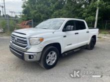 (Plymouth Meeting, PA) 2017 Toyota Tundra 4x4 Crew-Cab Pickup Truck Danella Unit) (Runs & Moves, Bod