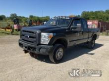 (Charlotte, MI) 2012 Ford F350 4x4 Extended-Cab Pickup Truck Not Running, Condition Unknown, Has Pow