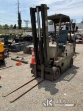 (Plymouth Meeting, PA) Clark Solid Tired Forklift Runs & Moves, No Capacity Plate Or Mdl. Plate