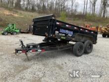 (Shrewsbury, MA) 2021 Load Trail T/A Dump Trailer Dump Operates) (Debris In Body, Bent Tongue Jack