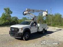 (Fort Wayne, IN) Altec AT37G, Articulating & Telescopic Bucket Truck mounted behind cab on 2017 Ford