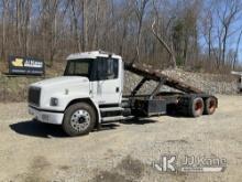2001 Freightliner FL80 T/A Roll Off Truck Runs, Moves & Operates) (Check Engine Light On, Rust Damag