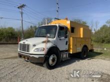 (Fort Wayne, IN) 2011 Freightliner M2 106 Enclosed Utility/Air Compressor Truck Runs & Moves