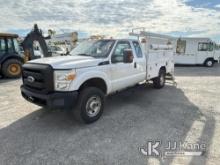 (Maple Shade, NJ) 2011 Ford F350 4x4 Extended-Cab Service Truck Runs & Moves, Body & Rust Damage, Li