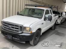 2004 Ford F-250 SD Extended-Cab Pickup Truck Runs & Moves, Paint & Body Damage