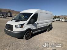 (Tracy-Clark, NV) 2017 Ford Transit-250 Cargo Van Runs & Moves)(Windshield Cracked