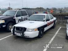 (Fortuna, CA) 2004 Ford Crown Victoria Police Interceptor 4-Door Sedan, Light Bar & Logos Will Be Re