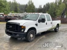 2008 Ford F350 Crew-Cab Pickup Truck Runs & Moves)(Engine Knock