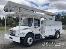 (Tacoma, WA) Lift-All LOM10-55-2MS, Material Handling Bucket Truck rear mounted on 2007 Freightliner