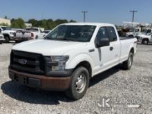 2017 Ford F150 4x4 Extended-Cab Pickup Truck Runs & Moves) (Check Engine Light On, Body Damage, Dama
