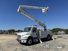 (Roxboro, NC) Altec AA55-MH, Material Handling Bucket Truck rear mounted on 2015 Freightliner M2 106