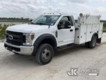 (Westlake, FL) 2018 Ford F550 URD/Flatbed Truck Runs & Moves, Body Damage & Rust) (FL Residents Purc