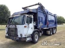 2016 Autocar ACX64 Garbage/Compactor Truck Not Running, Condition Unknown) ( Body/Paint Damage, No P