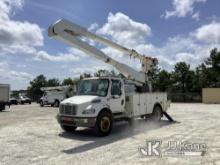 Altec AA755L, Material Handling Bucket Truck rear mounted on 2004 Freightliner M2 106 Utility Truck 