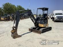 (Villa Rica, GA) 2015 John Deere 26G Mini Hydraulic Excavator Runs, Moves & Operates) (Low On Power,